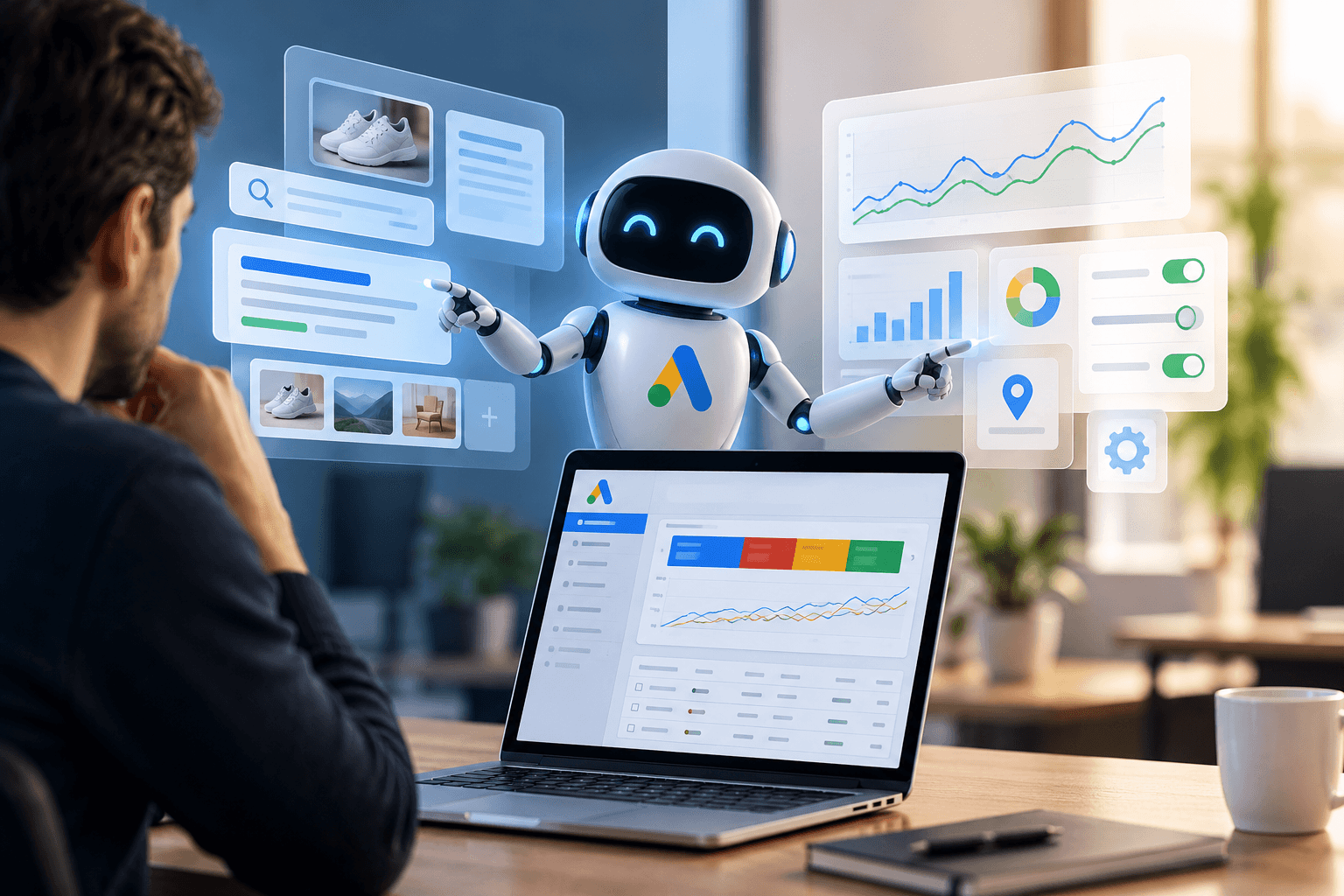 Assistant IA Google Ads : fonctionnement, bénéfices et risques