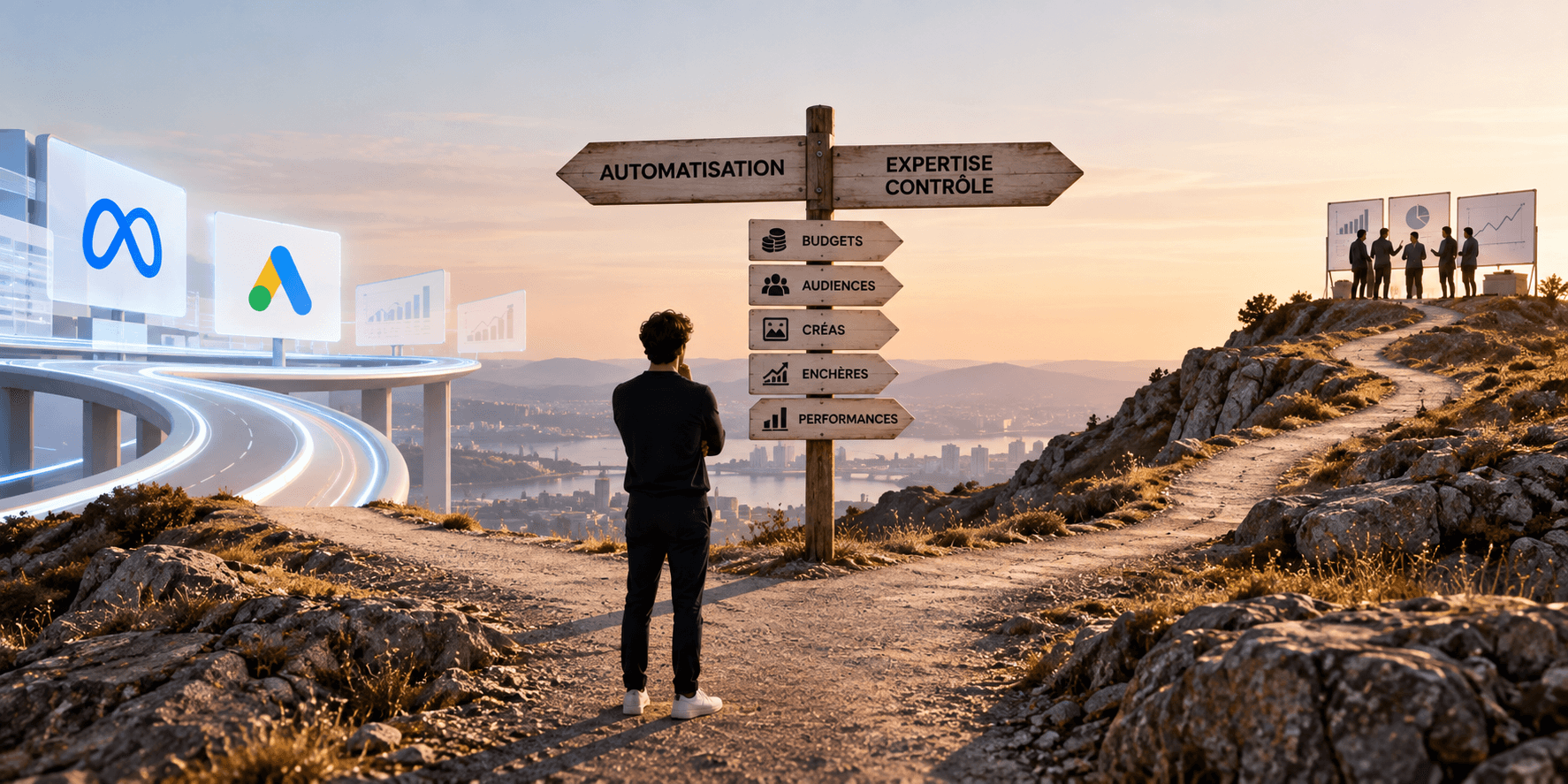 IA ou agence Paid media : quelles tâches automatiser ?